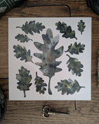 Affiche "Feuilles de Chêne" - Décoration - Papeterie