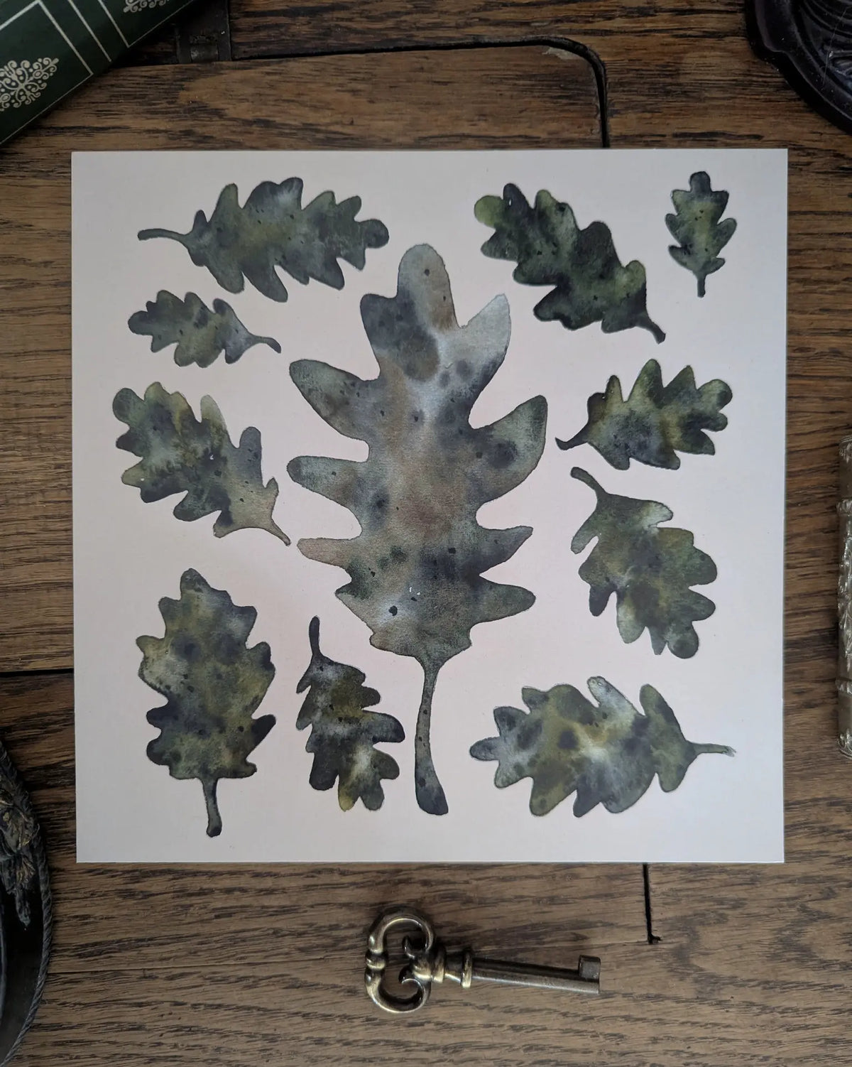 Affiche "Feuilles de Chêne" - Décoration - Papeterie