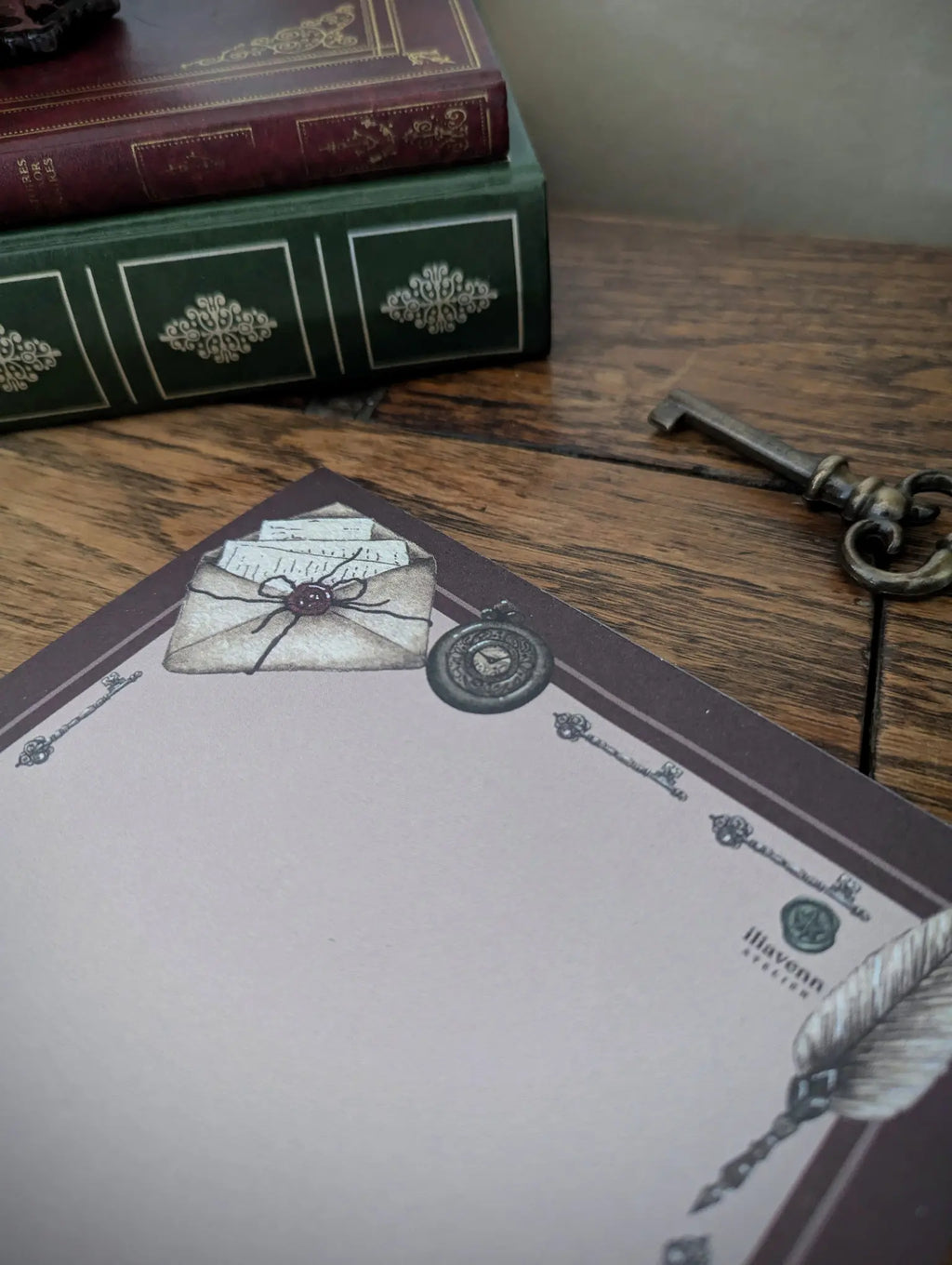 Bloc Notes "Dark Academia" - Papeterie - scrapbooking - journaling