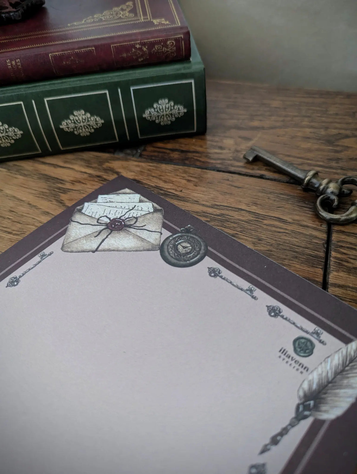 Bloc Notes "Dark Academia" - Papeterie - scrapbooking - journaling
