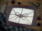 Carte Postale "Enveloppe ancienne" - papeterie - décoration
