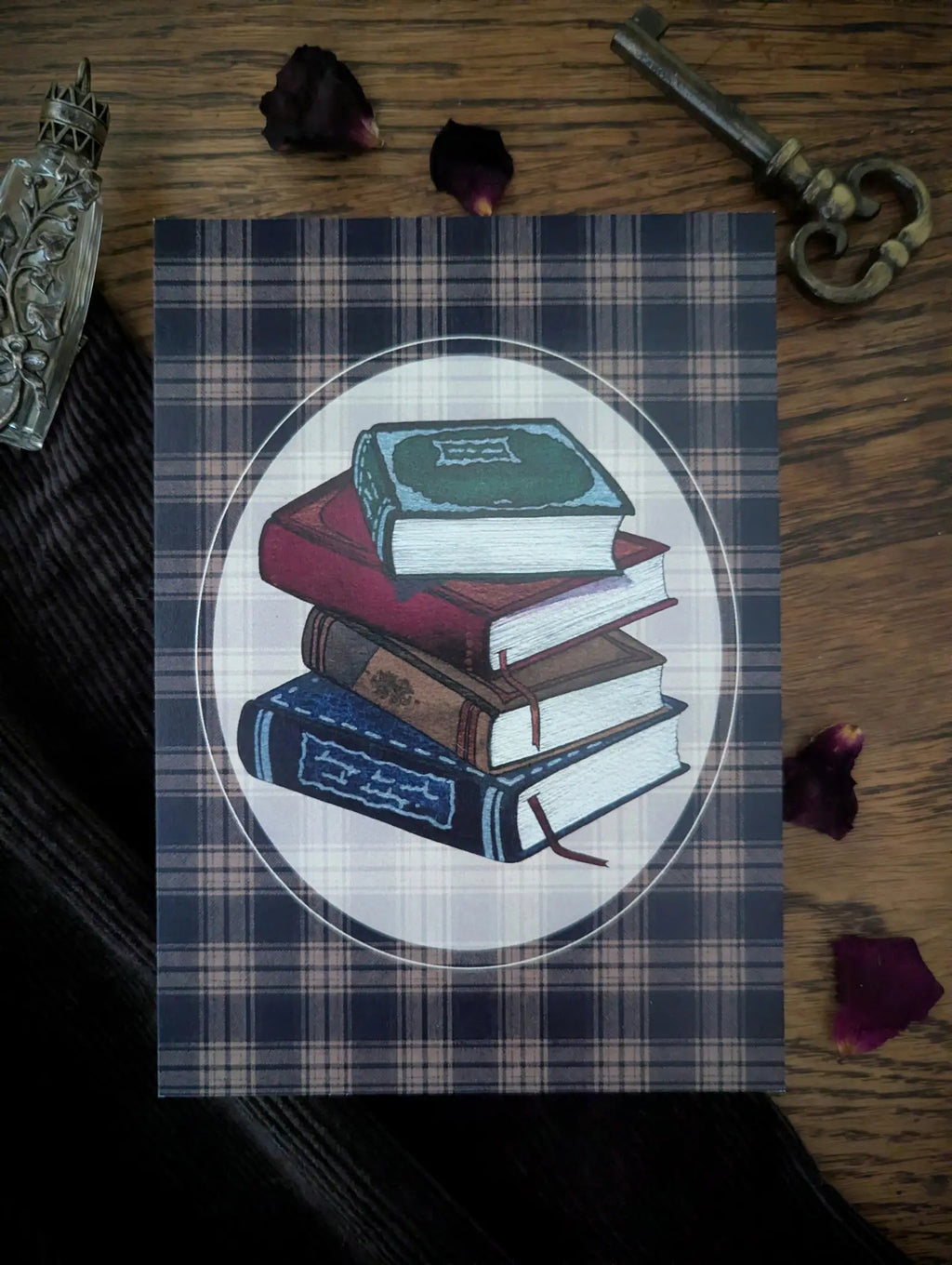 Carte Postale "Pile à lire" - PAL - papeterie - decoration