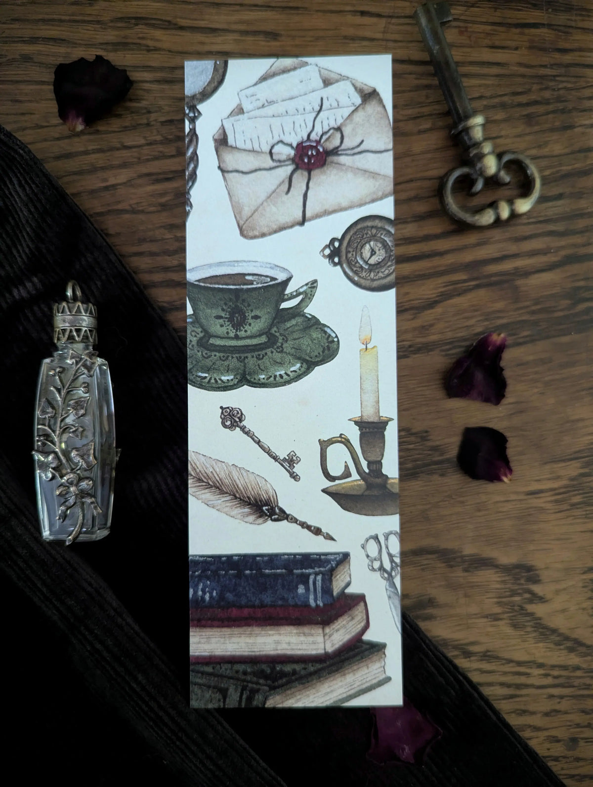 Marque-page "Trésors Dark Academia" - papeterie